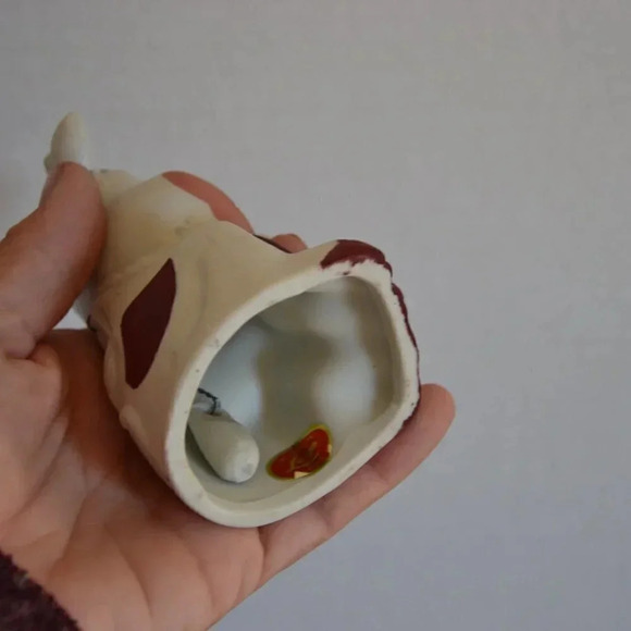 Vintage Cow Shaped Porcelain  Bell - Picture 3 of 4
